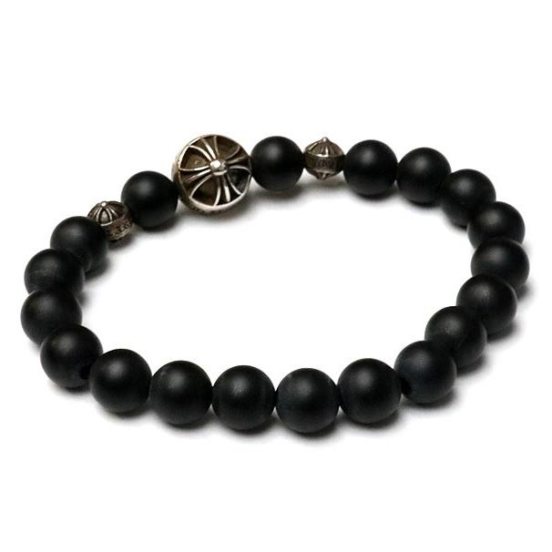 CHROME HEARTS 銀座店 クロムハーツ ビーズブレス 8mm メンズ シルバー
