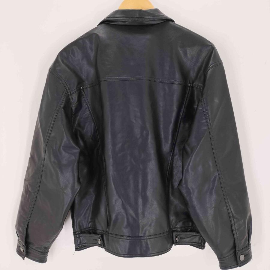 ZARA（ザラ） フェイクレザー トラッカージャケット メンズ import：M