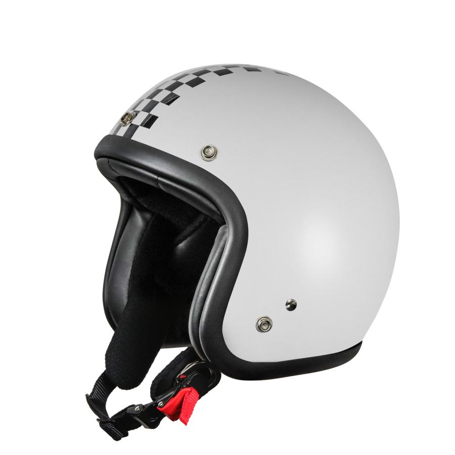 バイクヘルメット ヘルメット スモールジェット ホワイト/ブラック