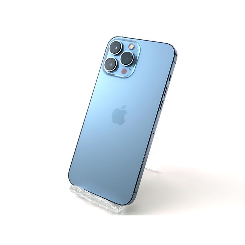 iPhone13 pro max 256GB シエラブルー 純正ケーブル、ケース、フィルム付