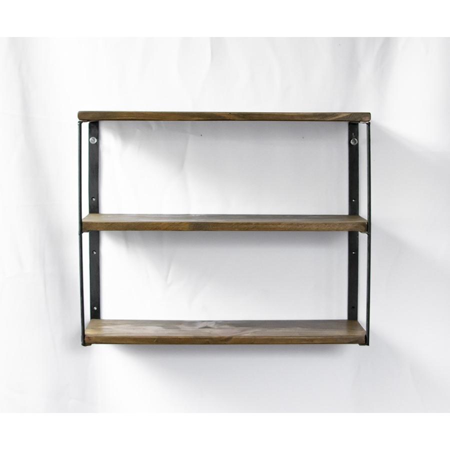 ウォールシェルフ 3段 ウォールラック 壁掛けラック CDラック CD