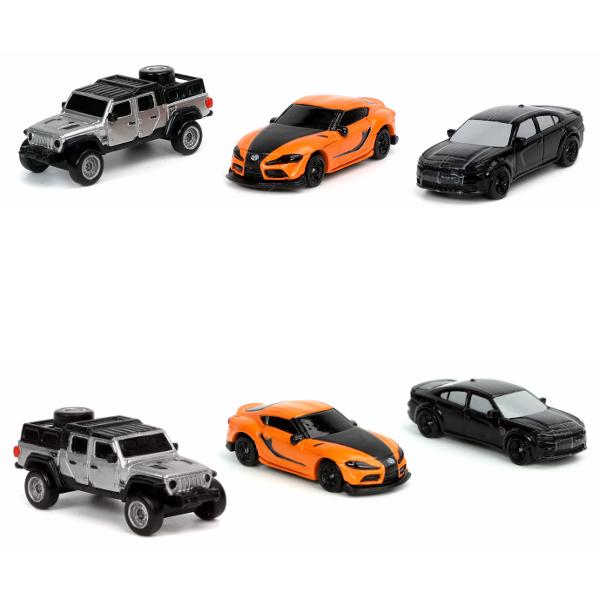 Jada ミニカー JADATOYS ワイルドスピード9 3台 ミニカー セット Nano