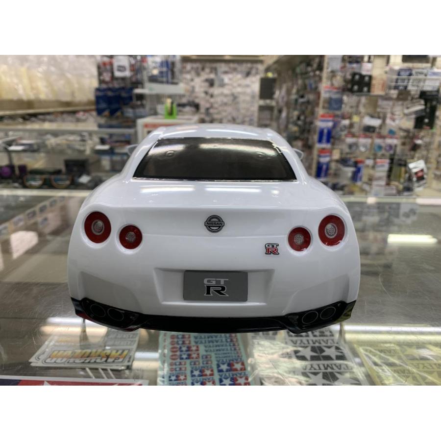 当店オリジナル塗装済みボディ タミヤ 1/10 NISSAN GT-R(R35) ホワイト