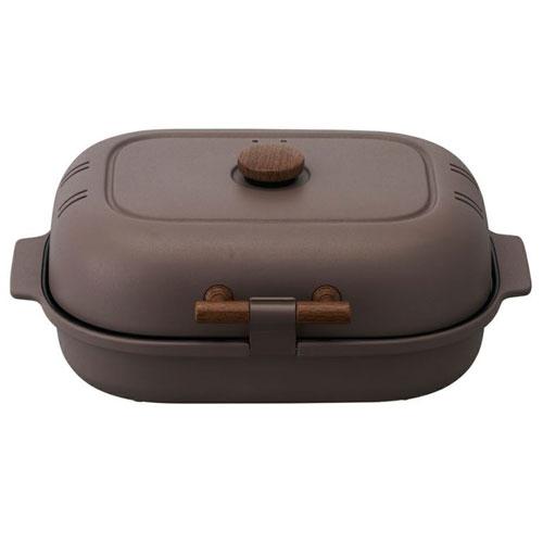ドウシシャ 焼き芋メーカー ブラウン WFX-101BR 平面プレート やきいも
