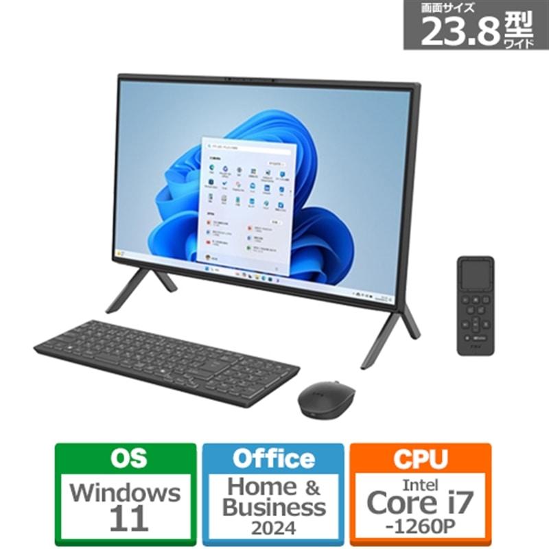 富士通 23.8型デスクトップパソコン FMV Desk top F FMVF75K1BA