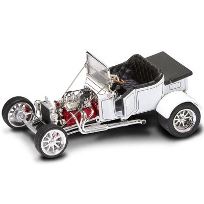 ミニカー 1/18 LuckyTOYST型フォード ロードスター 白 アメリカン