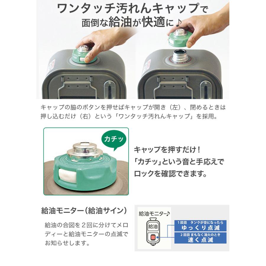 3年保証 速暖 石油ファンヒーター Lタイプ 木造〜12畳 コンクリート