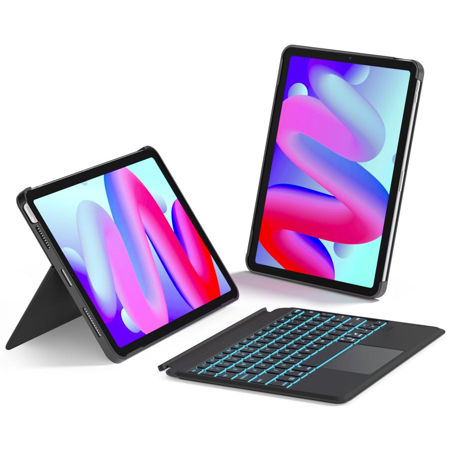 Inateck [横/縦置き対応] iPad キーボード ケース Bluetooth iPad Air
