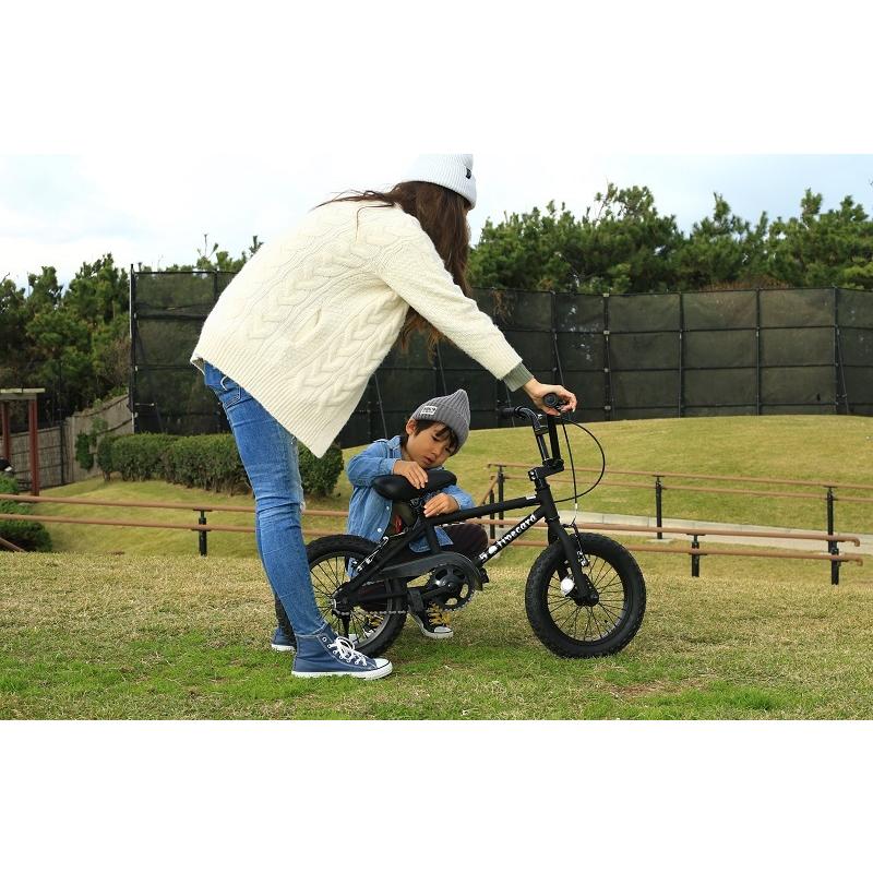 翌営業日出荷！】【マットブラック】fivecard-bike 14インチ キッズ