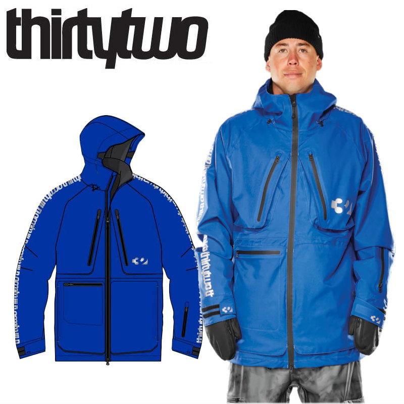 thirtytwo（サーティーツー） THIRTYTWO TM JKT カラー:SNORKEL BLUE