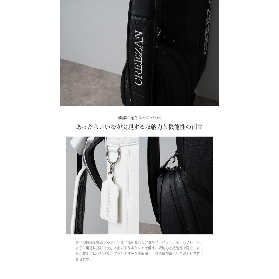 CREEZAN GOLF キャディバッグ ゴルフバッグ ゴルフ 46インチ 対応 自立