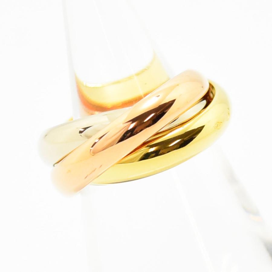 Cartier（カルティエ） リング トリニティ 指輪 スリーカラー 3連 K18