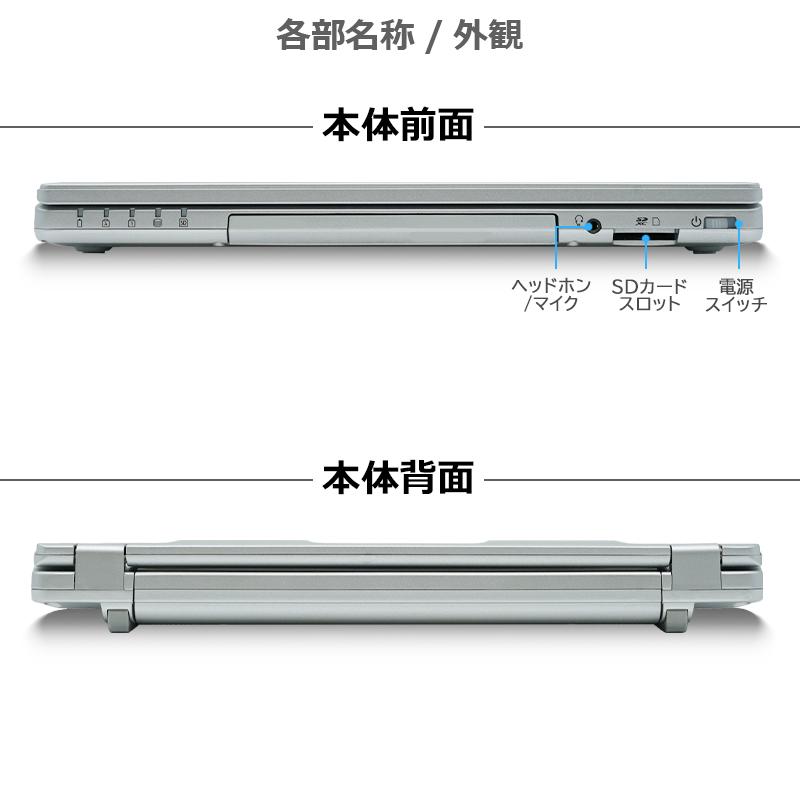 Let's note Panasonic Let's - CF-SZ6 高性能 第7世代 Core i5 メモリ