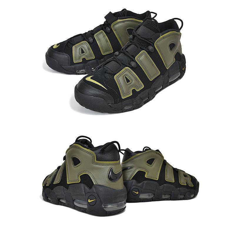 エア モア アップテンポ NIKE AIR MORE UPTEMPO 96 black/rough green
