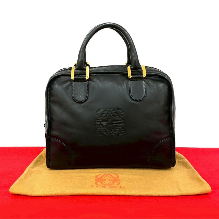 LOEWE（ロエベ） 極 美品 保存袋付き アマソナ 32 アナグラム ロゴ