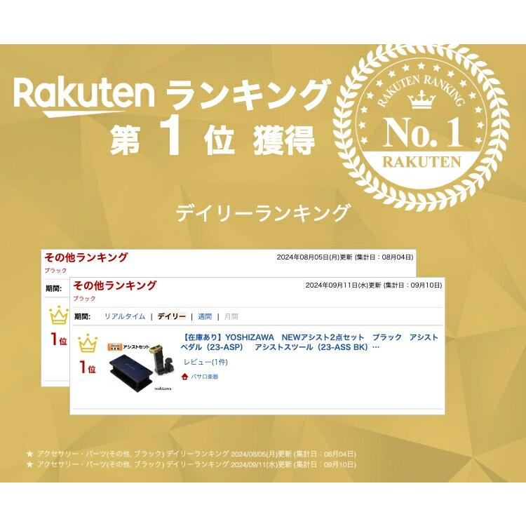アシストペダル 吉澤 2点セット ブラック 23-ASP アシストスツール 23
