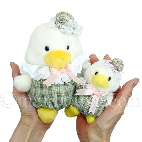レトロ ぬいぐるみ アヒル 鳥 たけのこ TAKENOKO プチぶらんでーと