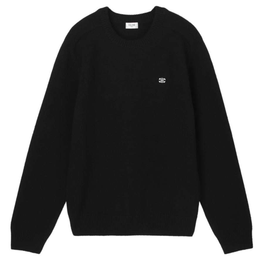 CELINE（セリーヌ） クルーネックニット CREWNECK SWEATER ブラック