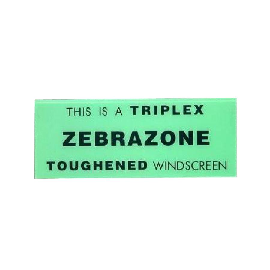トリプレックスゼブラゾーンステッカー・グリーン : ミニマルヤマ