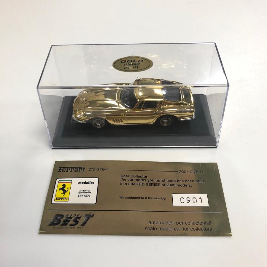 Ferrari（フェラーリ） 現品 ベストモデル 1/43 Ferrari 275GTB4 GOLD
