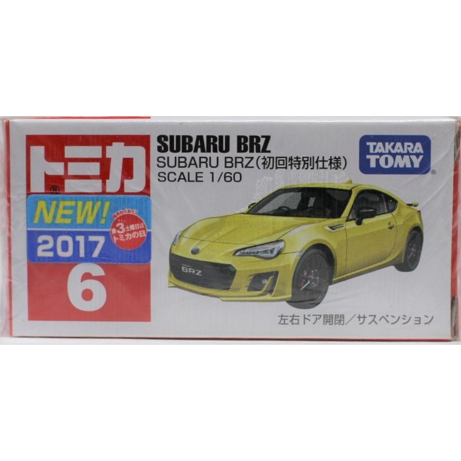 新品トミカ 6 SUBARU BRZ (初回特別仕様) 240001009572 : mini cars