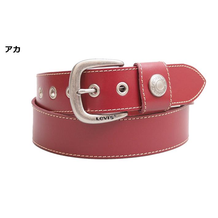 Levi's（リーバイス） LEVI'S レザーベルト 牛革 ボタン (15116091