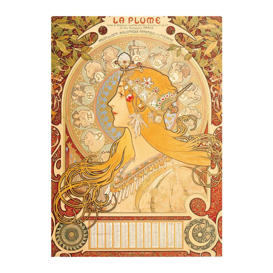 黄道十二宮 ミュシャ 世界の名画 アートポスター【TXA-009】 : ムー