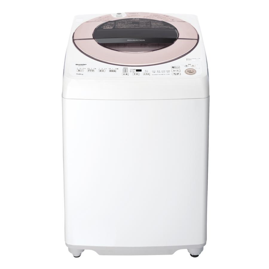 SHARP（シャープ） 全自動洗濯機 ES-GV7G-P ピンク 7.0kg 穴なし槽