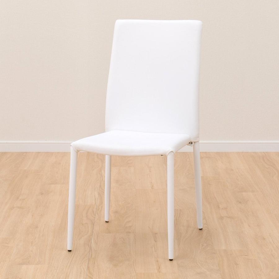ニトリ（NITORI） ダイニングチェア(スタック カバーWH) : ニトリ
