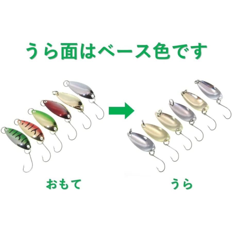 釣り具 ルアー スプーンルアー 2.5g/3.0g ルアーセット 6色入