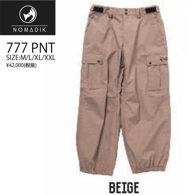 23-24☆NOMADIK【ノマディック】ウェア 777 SNOW WEAR PNT カラー