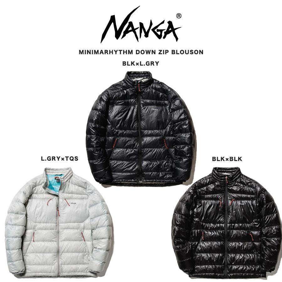 NANGA（ナンガ） MINIMARHYTHM DOWN ZIP BLOUSON ミニマリスムダウン