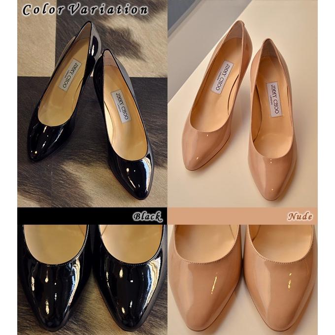 JIMMY CHOO（ジミーチュウ） エナメル パンプス ヒール 6cm 歩きやすい