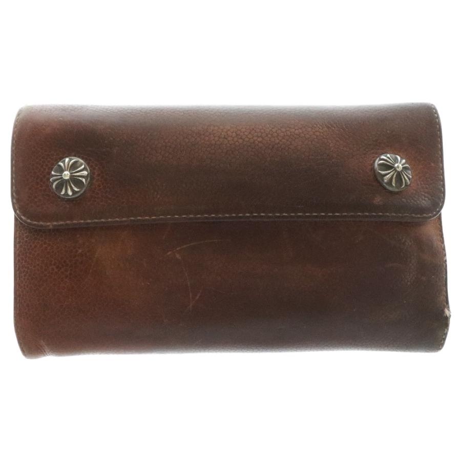 CHROME HEARTS（クロムハーツ） WAVE ウェーブ レザーウォレット 財布