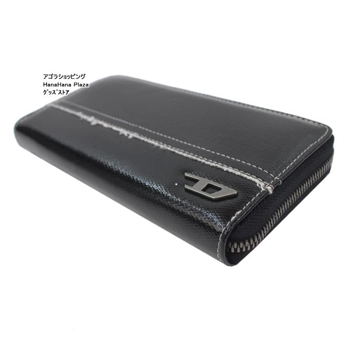 DIESEL（ディーゼル） 財布 X08440 PS167 T8013 BK ブラック 24ZIP 長