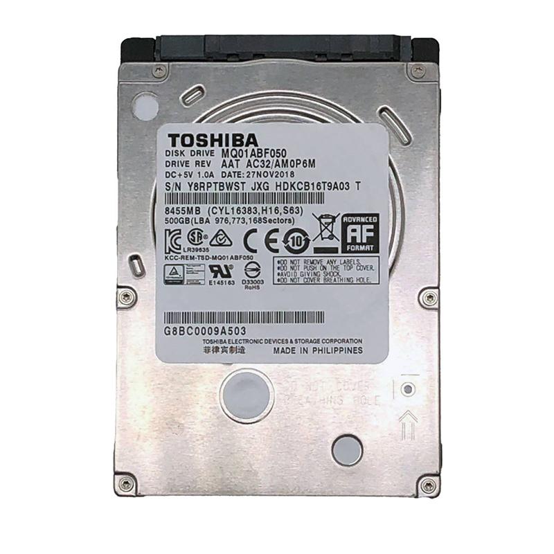 TOSHIBA（東芝） 内蔵HDD500GB 5400 rpm 動作品 2.5インチ HDD 動作