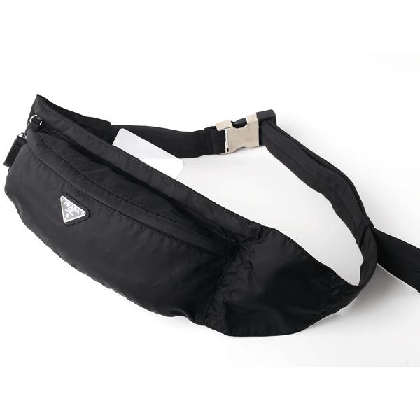 PRADA（プラダ） V132 NERO TESSUTO MONTAGN ロゴプレート付き