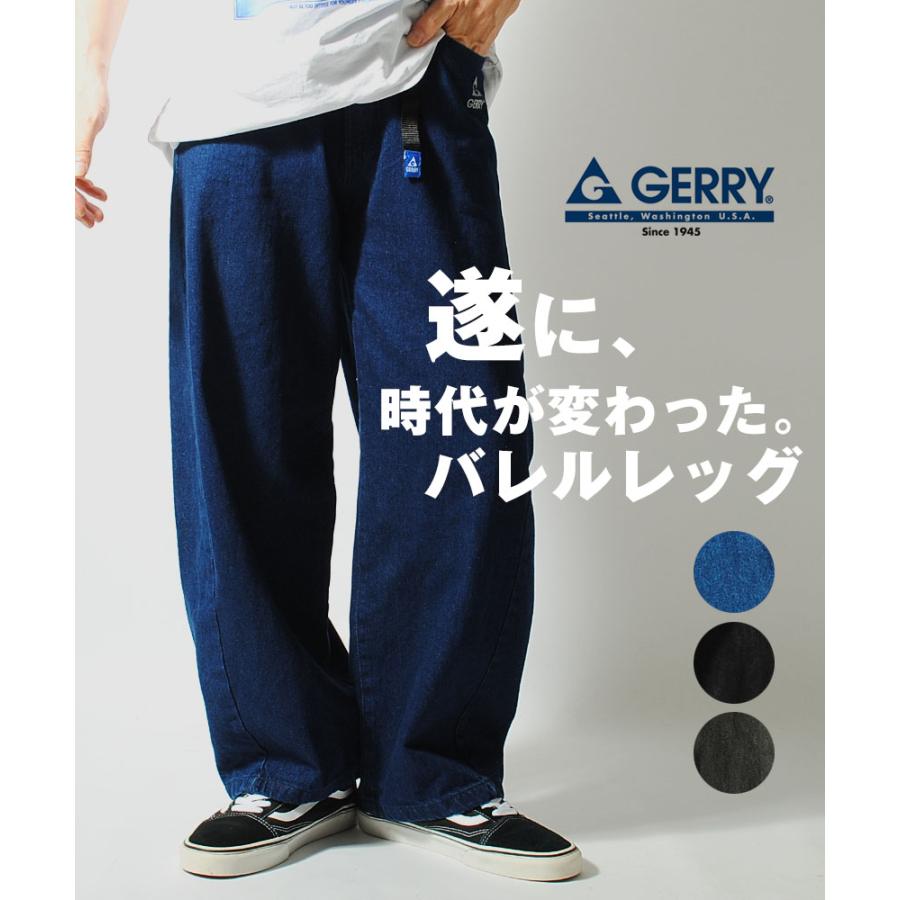 GERRY（ジェリー） デニム バレルレッグパンツ メンズ レディース ユニ
