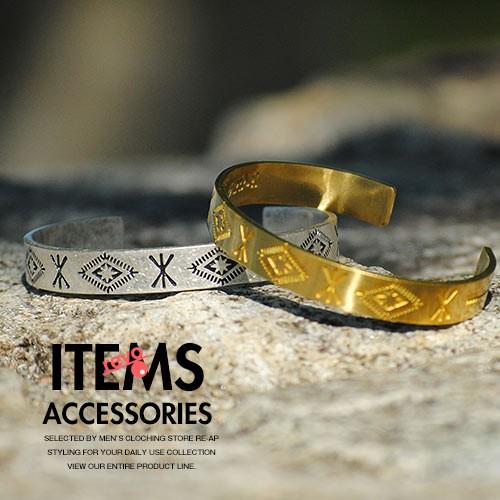 Revo. ネイティブ バングル ブラス インディアンジュエリー 真鍮