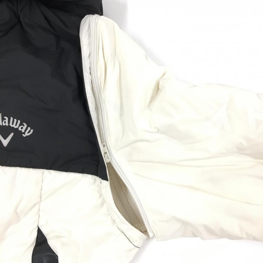 Callaway（キャロウェイ） 2WAYダウンジャケット 白×黒 バイカラー