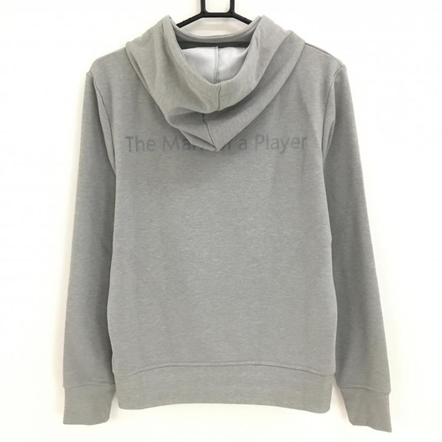 FootJoy（フットジョイ） ジップパーカー 杢グレー シリコンワッペン
