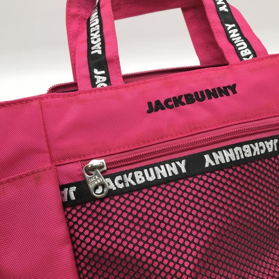 Jack Bunny!!（ジャックバニー） カートバッグ ピンク×黒 メッシュ