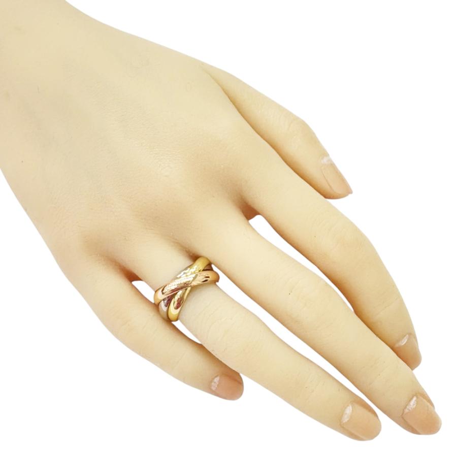 Cartier（カルティエ） トリニティ 3連 リング 指輪 11号 18金 K18
