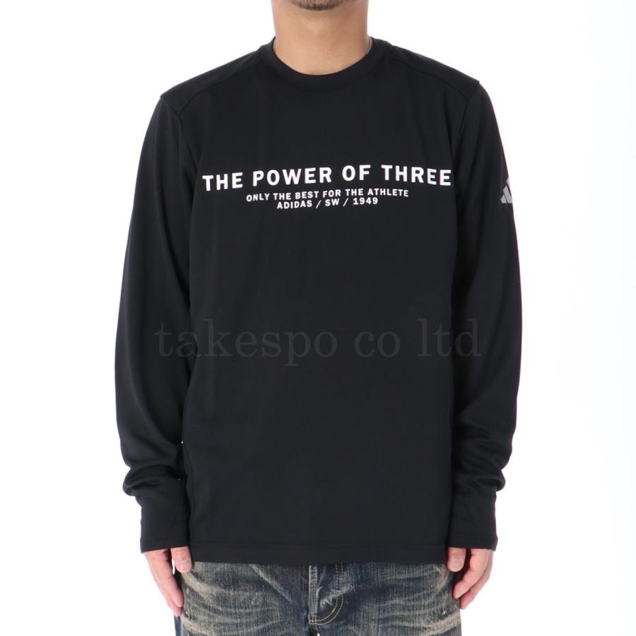 adidas（アディダス） ロンT 長袖Tシャツ メンズ ブランド ドライ 速乾