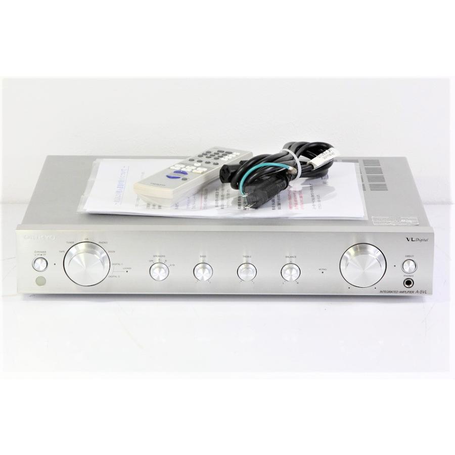 ONKYO プリメインアンプ 90W+90W(4Ω) シルバー A-5VL(S) 【中古品