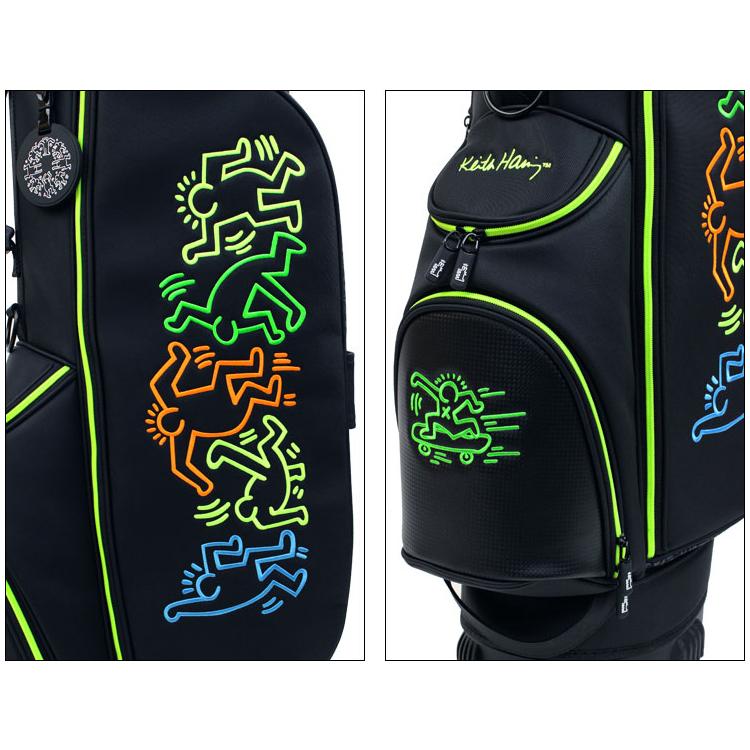キースヘリング ゴルフ スタンド キャディバッグ KHCB-08 Keith Haring