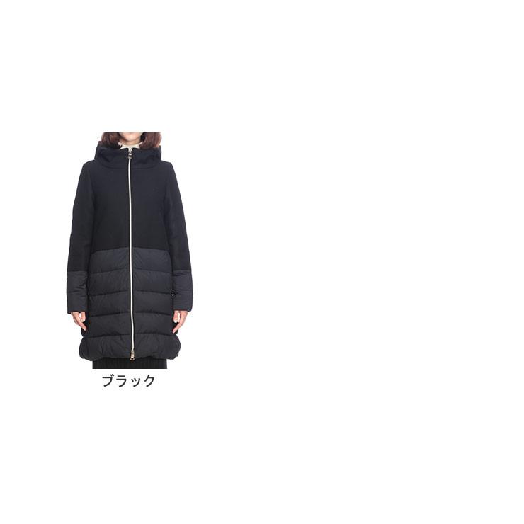 HERNO（ヘルノ） ダウン コート レディース ウール 切り替え
