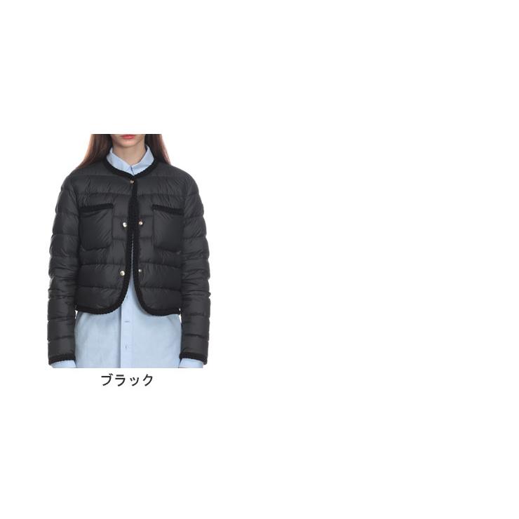 MONCLER（モンクレール） 編み込みトリミング ノーカラー ライトダウン