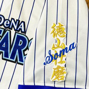 ☆送料無料☆横浜 DeNA ベイスターズ 勇者の遺伝子 応援歌 白布 刺繍