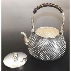 煎茶道具 洗瓶 銀瓶 銀燻 約500ml : 茶道具いまや静香園 - 通販